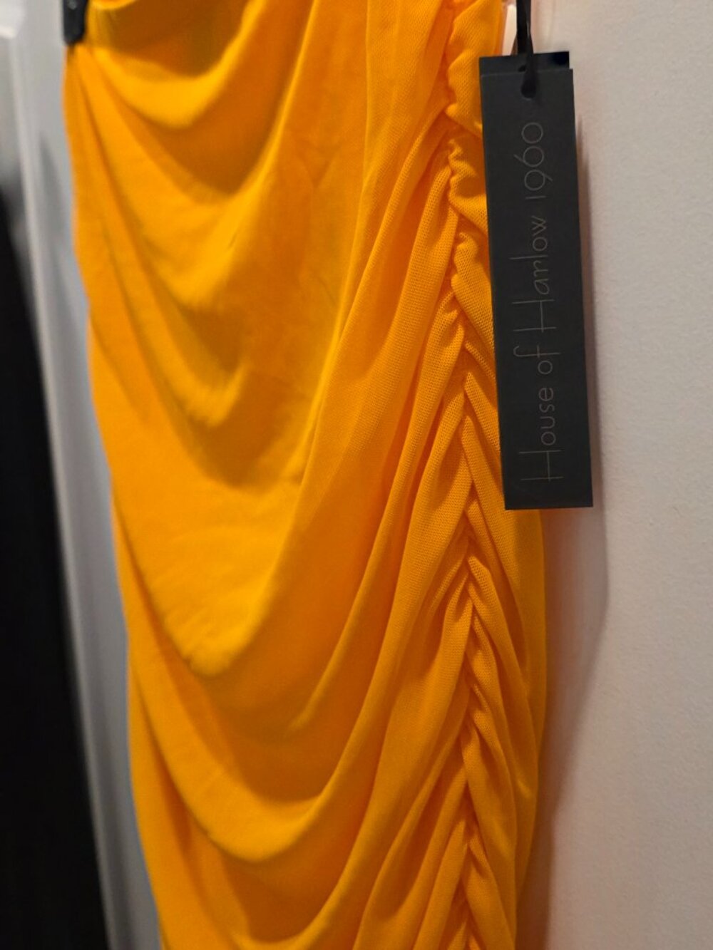 NWT House of Harlow Orange Mesh Skirt Set S - Picture 5 of 6